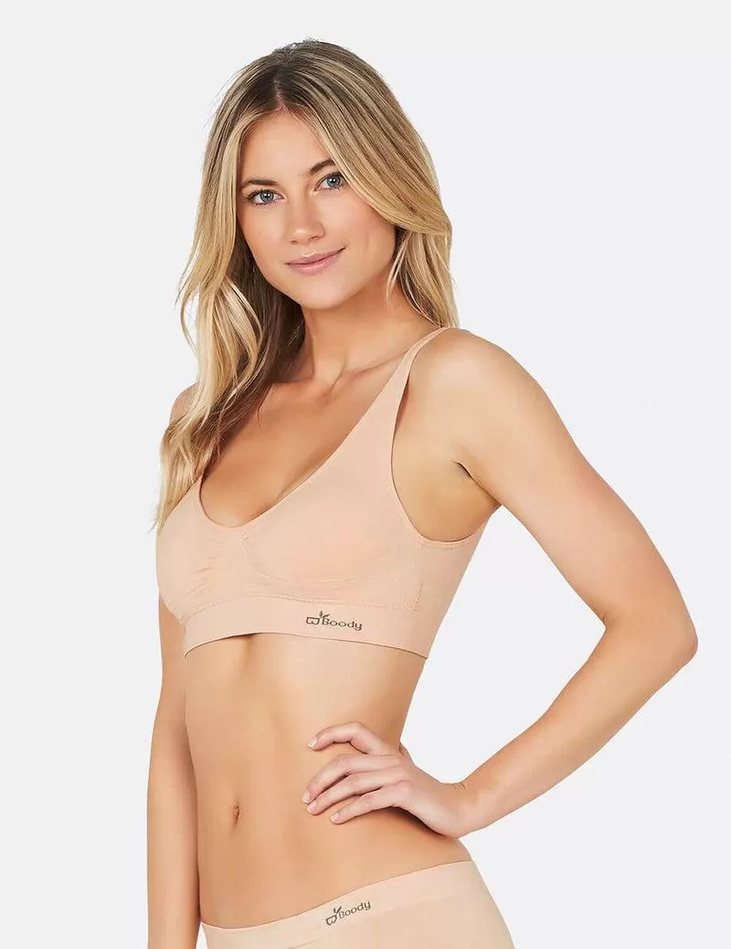 Seamless Padded Shaper Bra in Light Nude