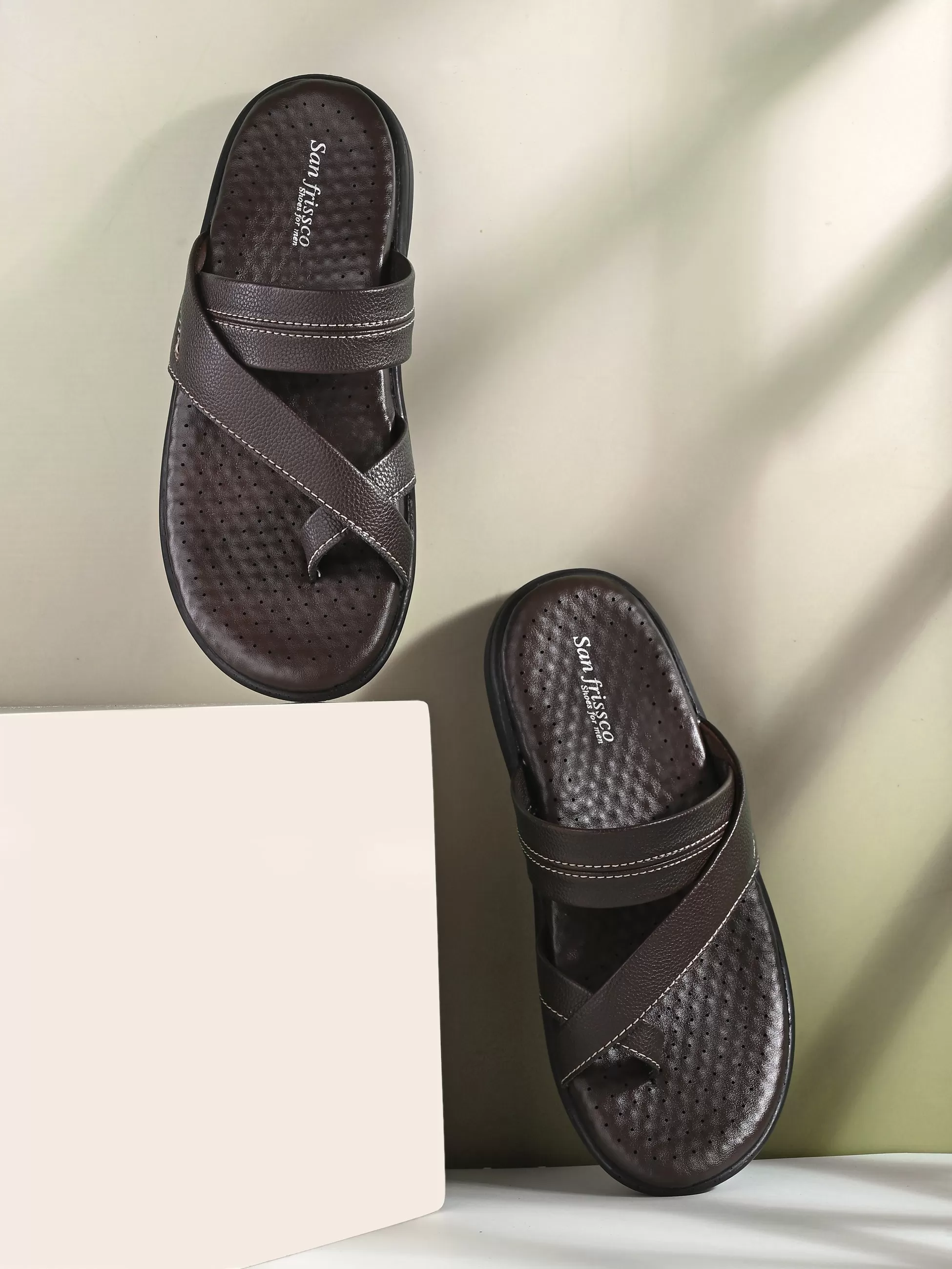 Select Brown Comfort Slippers