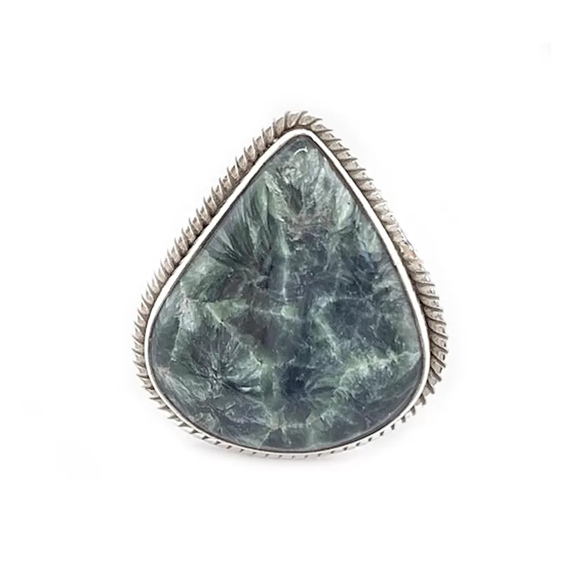 Seraphinite Classic Gemstone Ring