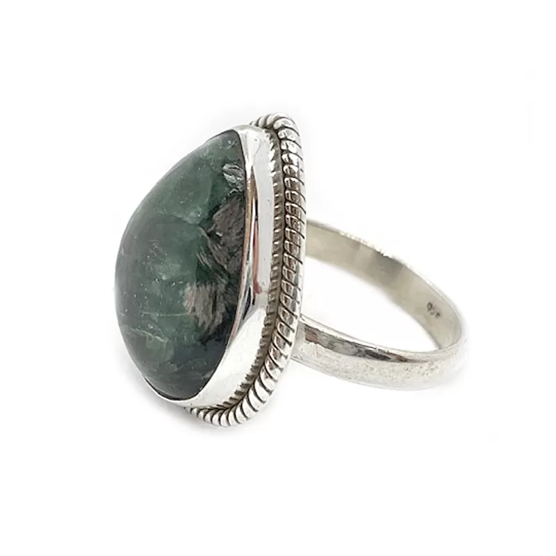 Seraphinite Classic Gemstone Ring