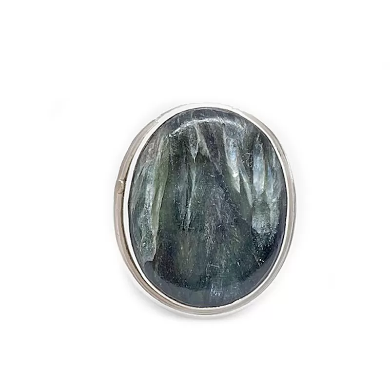 Seraphinite Classic Gemstone Ring