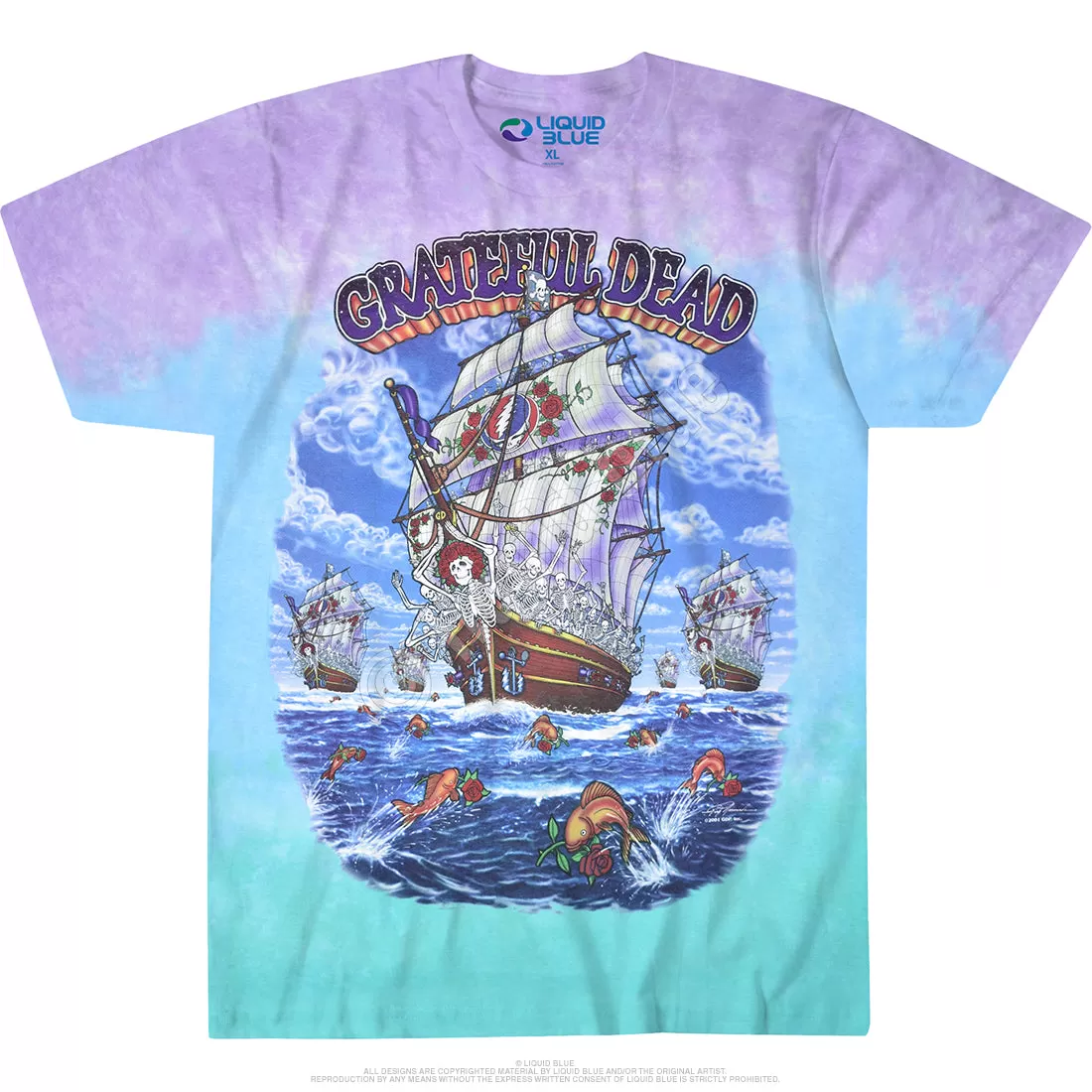 Ship Of Fools Tie-Dye Tee