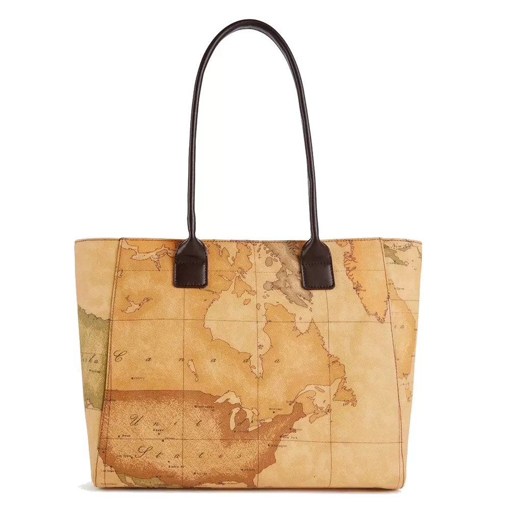 Shopping Bag Donna 1A Classe Alviero Martini linea Geo Golden Flash stampa Geo Classic GZ37