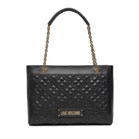 Shopping Bag Trapuntata LOVE MOSCHINO linea Quilted Nero