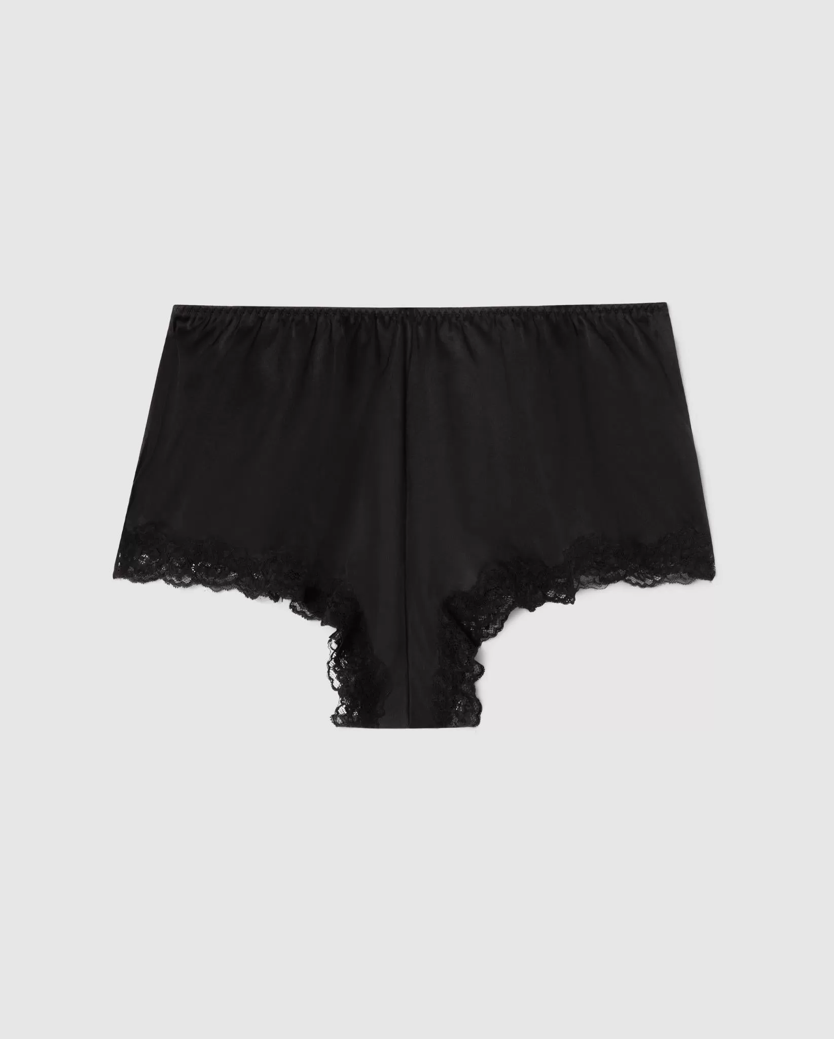 Silk Lace Shorts Black