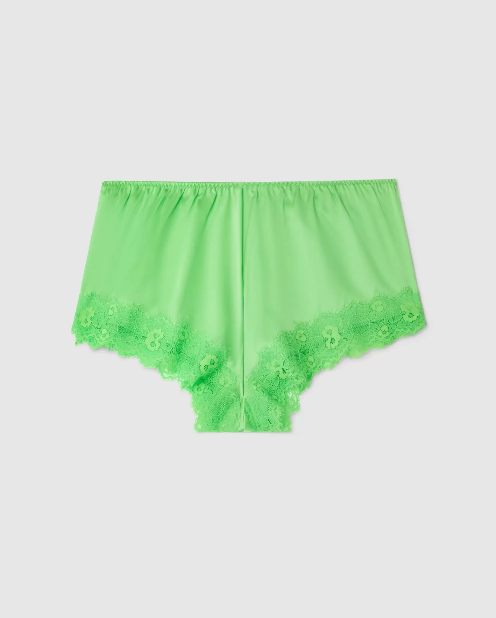 Silk Lace Shorts Mint Green