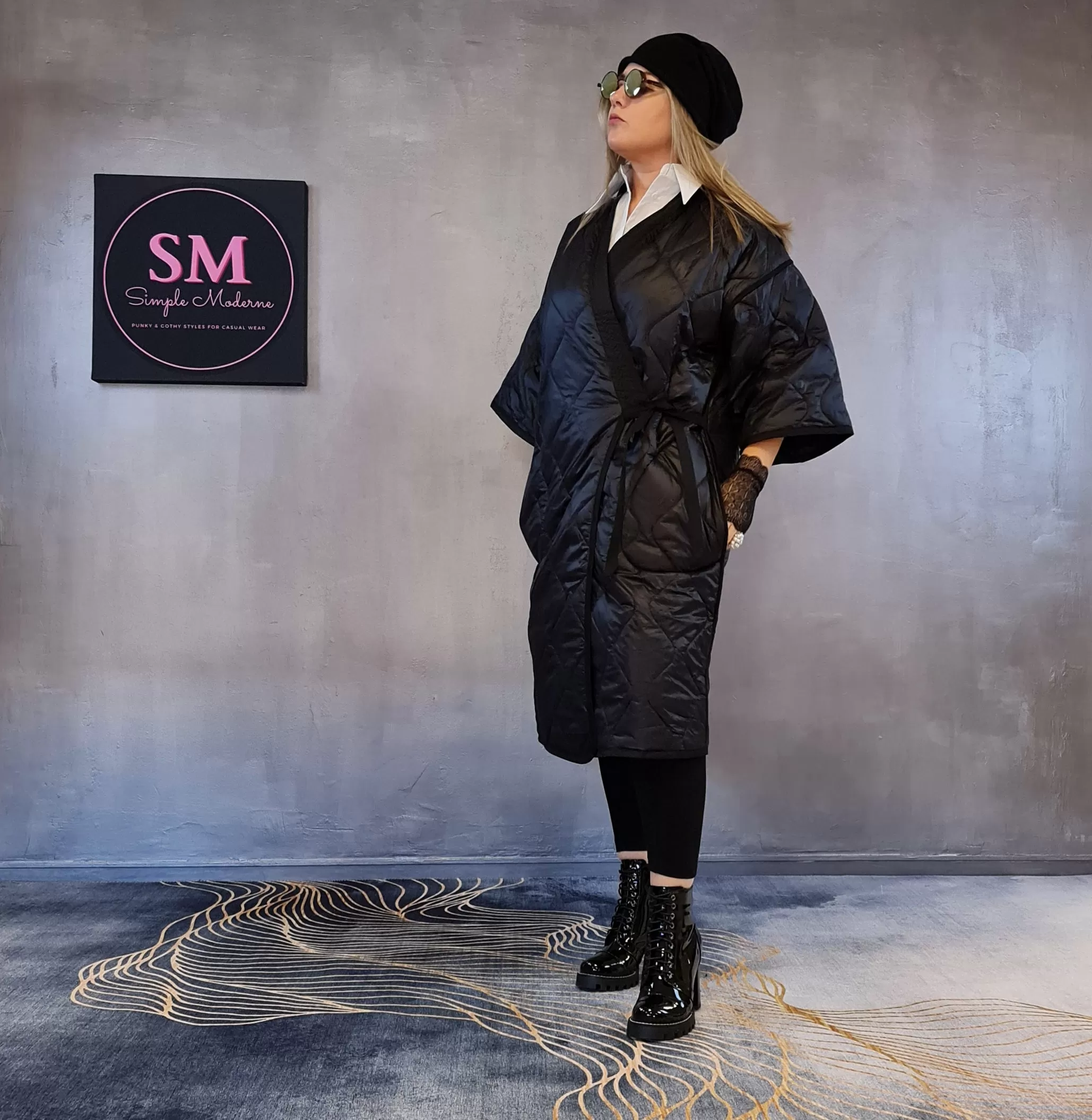 Simple Moderne Amsterdam Punk Wrap In Coat