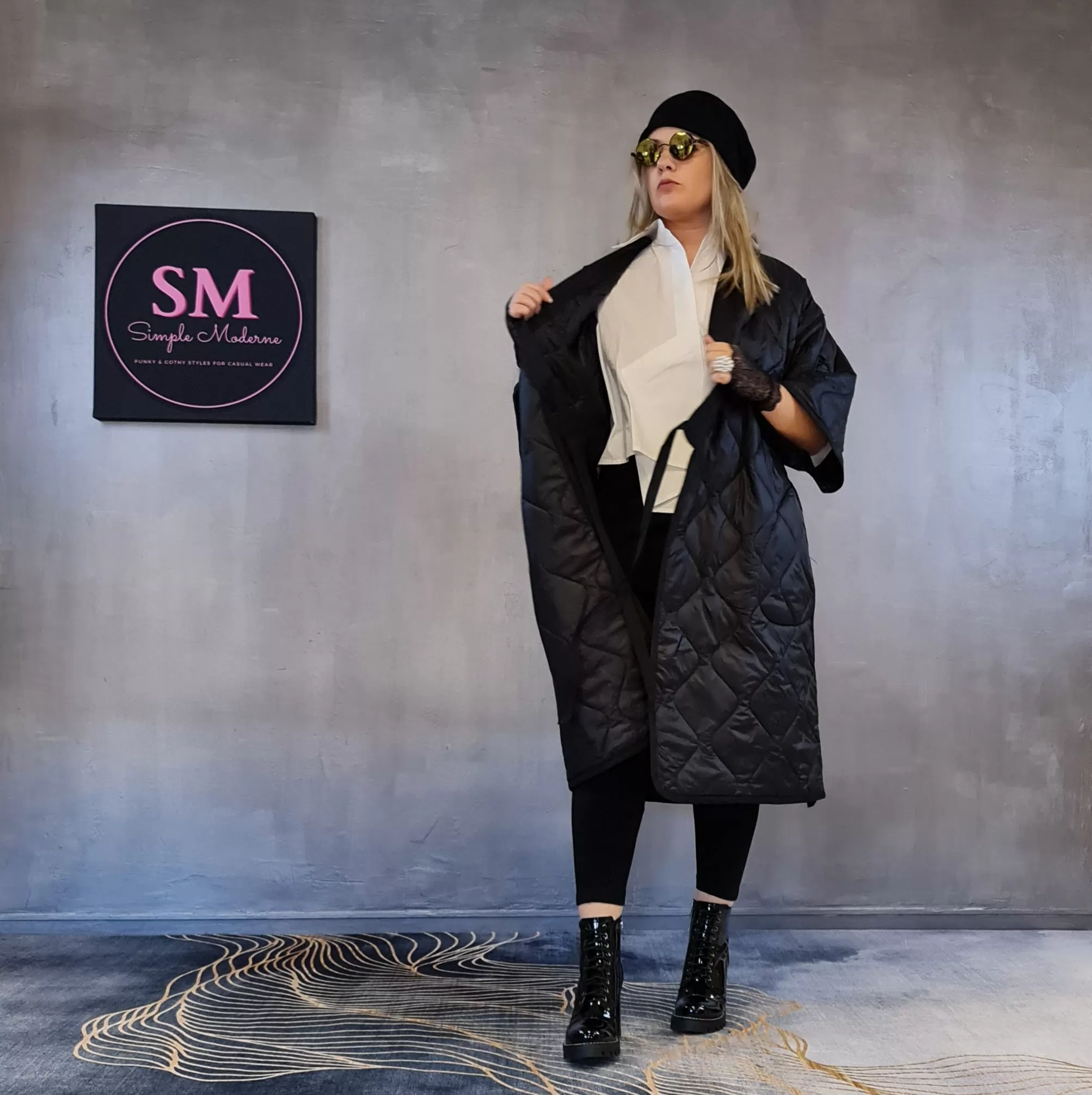 Simple Moderne Amsterdam Punk Wrap In Coat