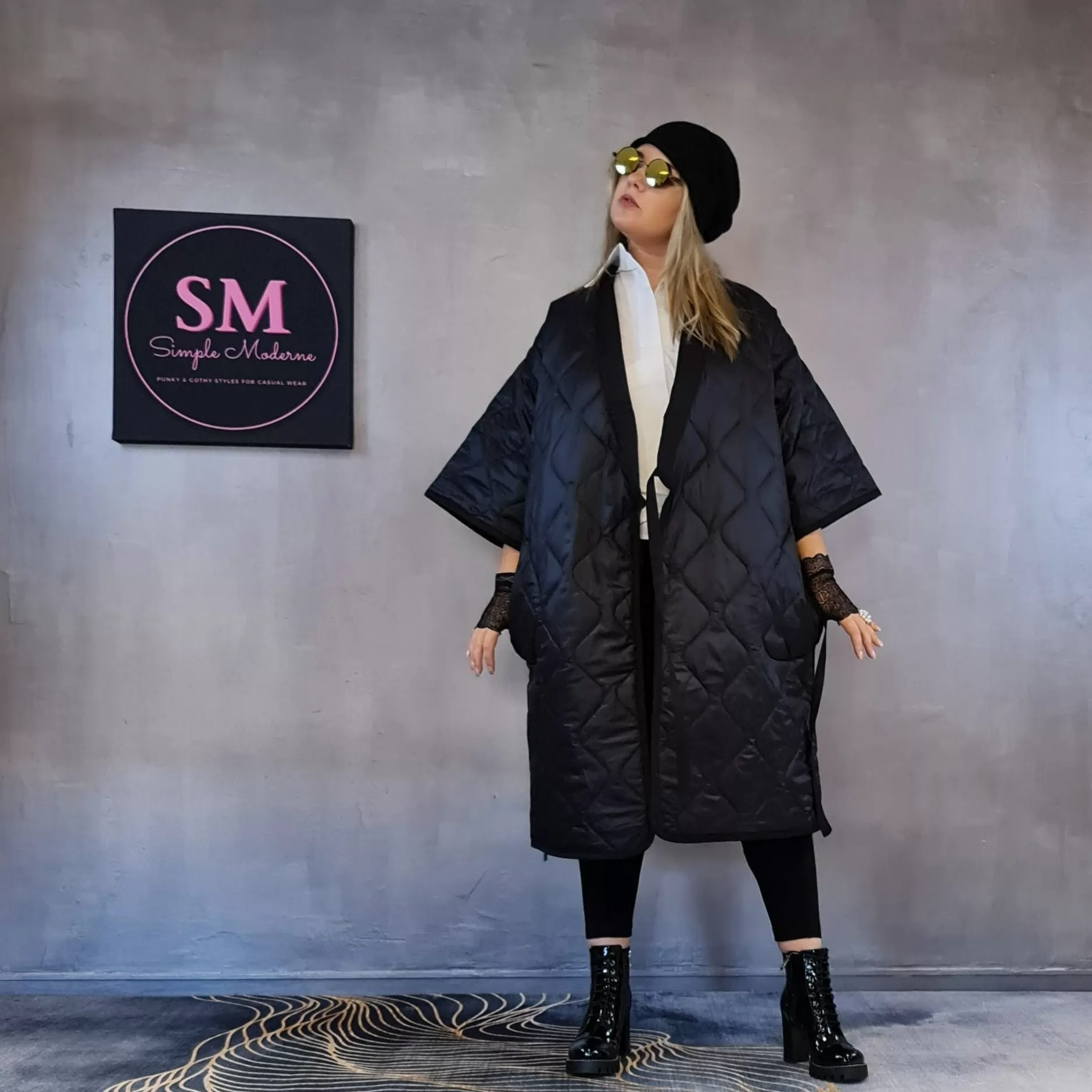 Simple Moderne Amsterdam Punk Wrap In Coat