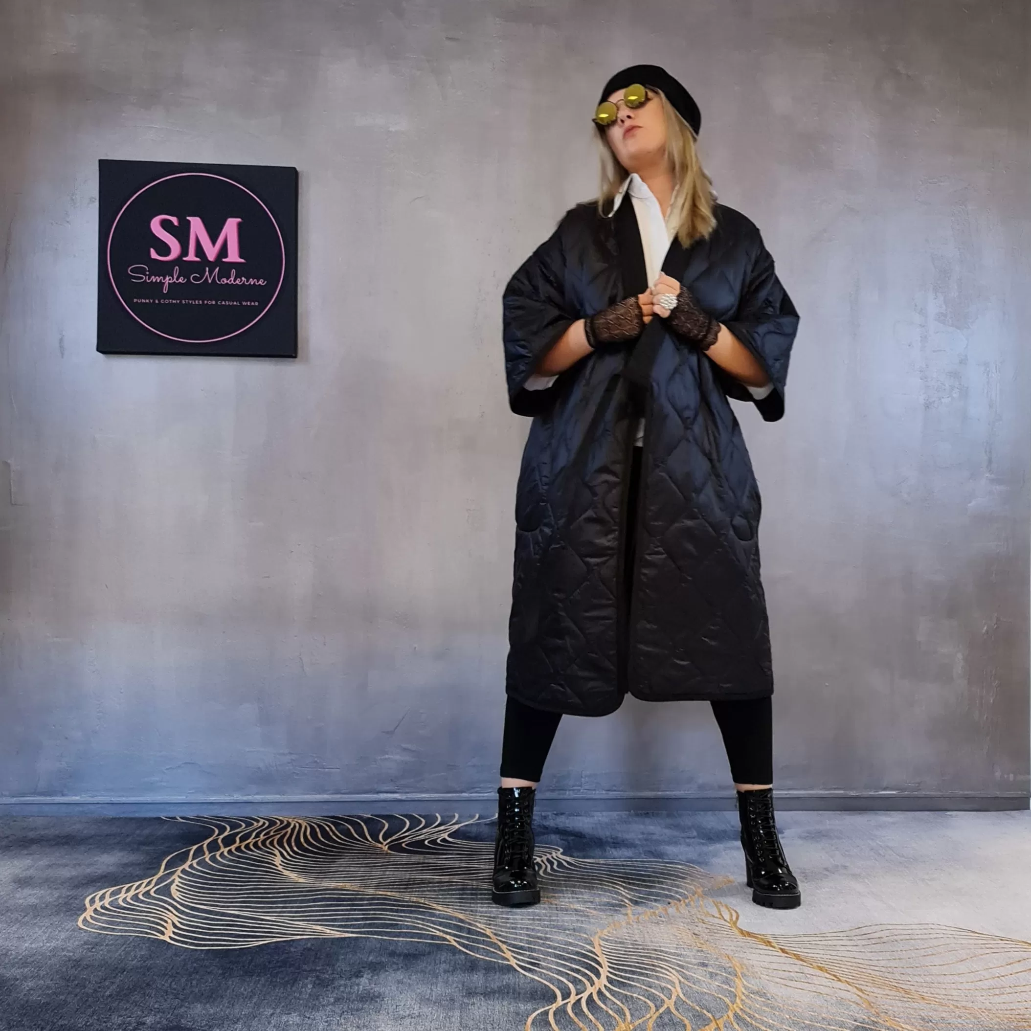 Simple Moderne Amsterdam Punk Wrap In Coat