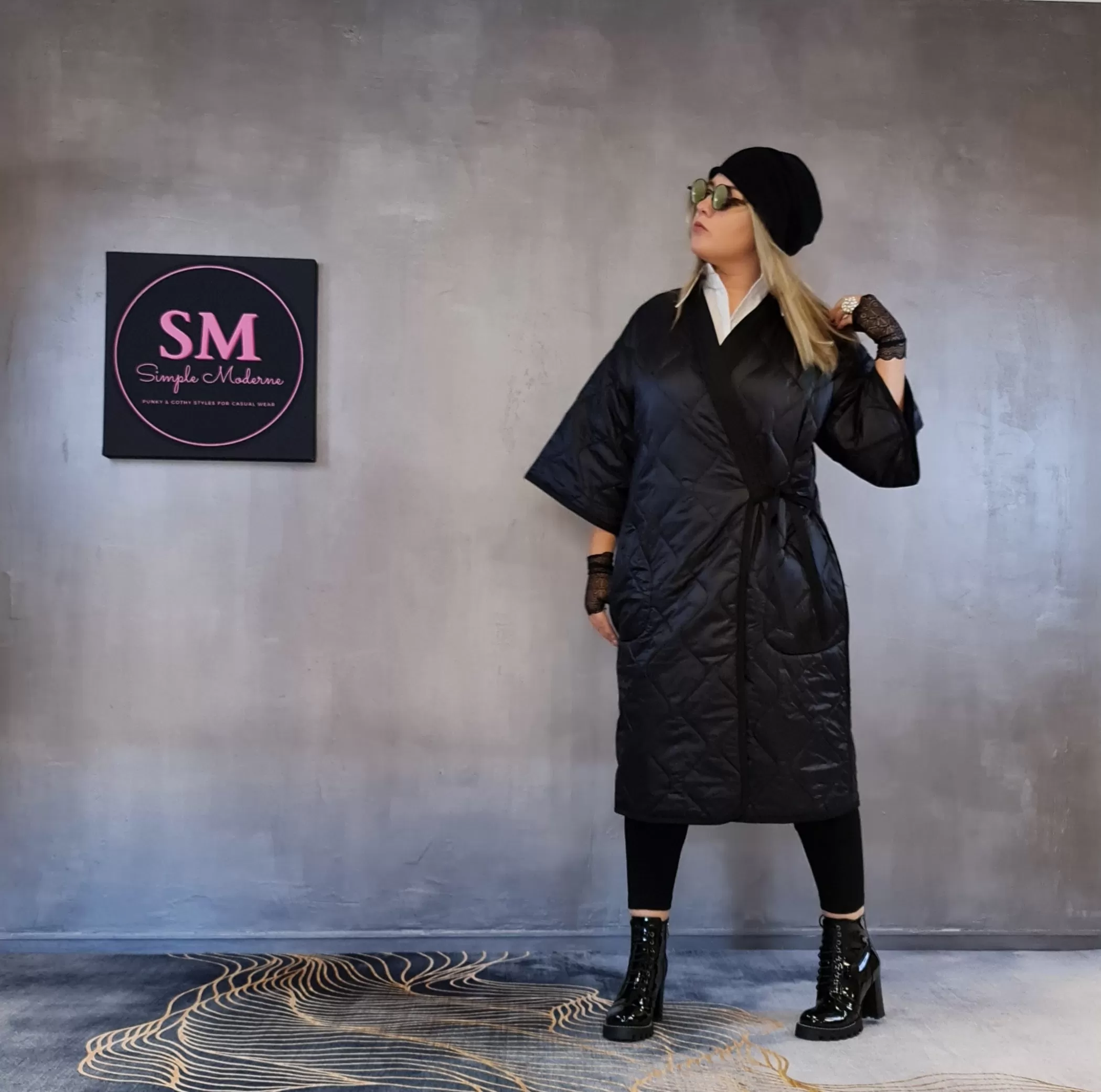 Simple Moderne Amsterdam Punk Wrap In Coat