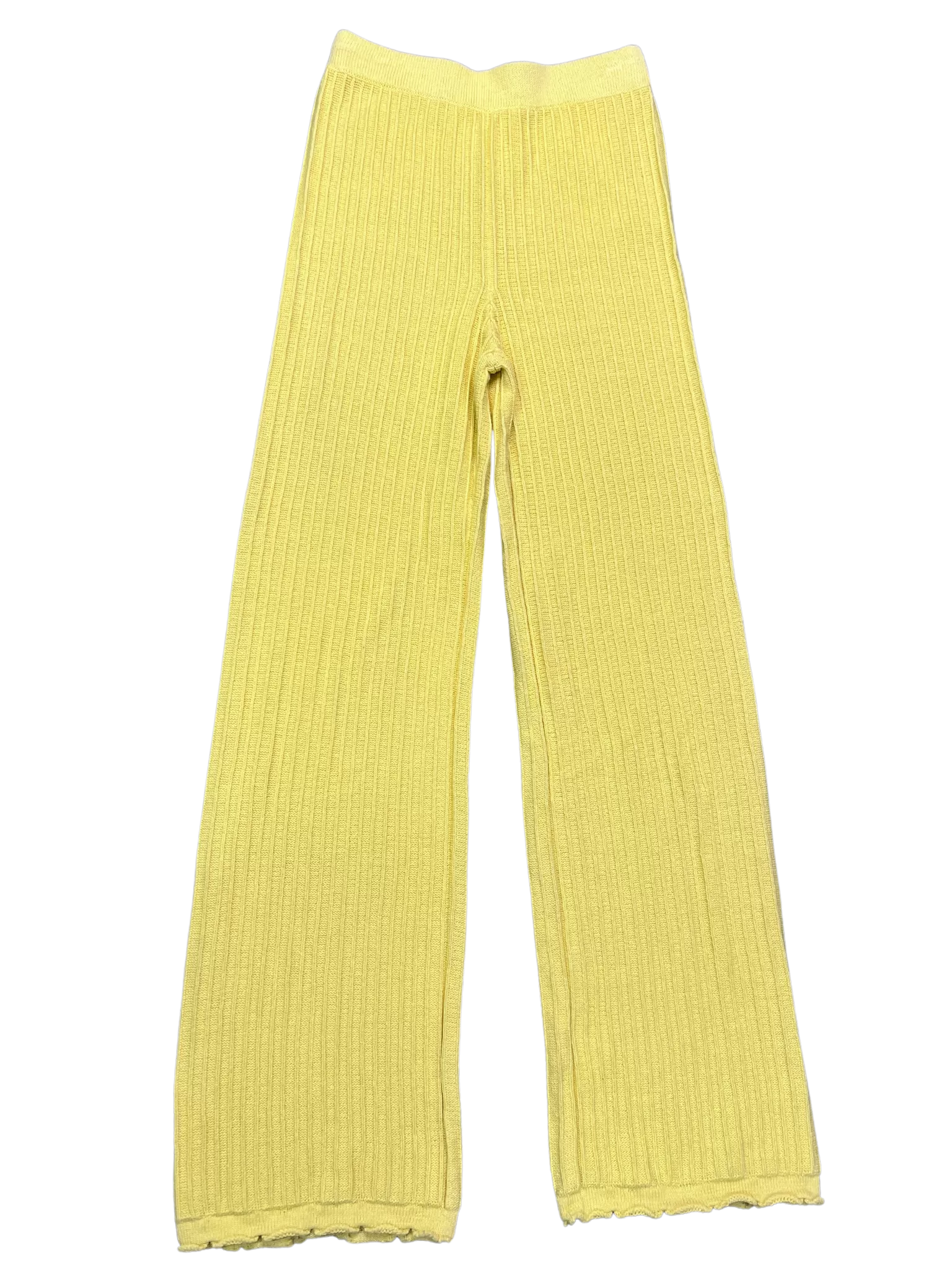 Size 8 - Arthur Apparel Limoncello Pinstripe Knit Pants