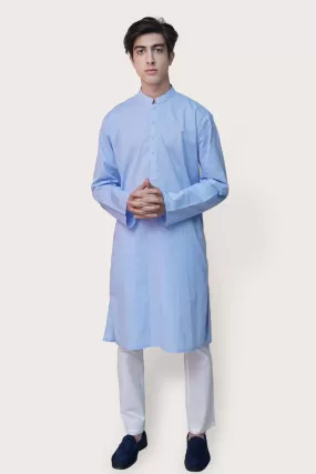 Sky Cotton Kurta