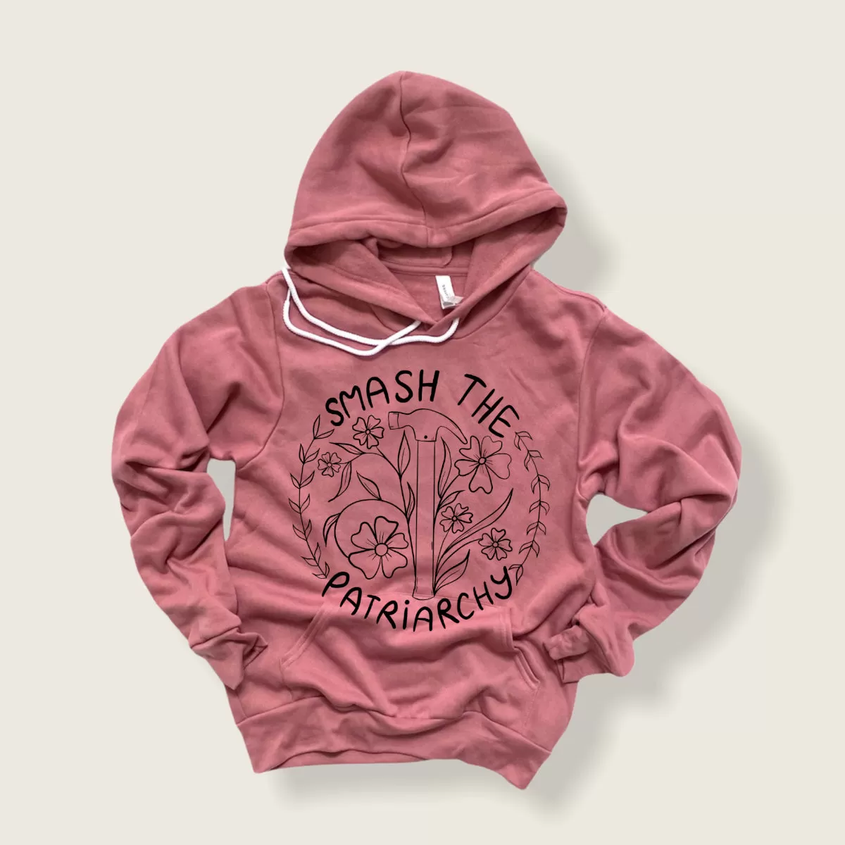 Smash the Patriarchy  - Sponge Fleece Hoodie Sweatshirt