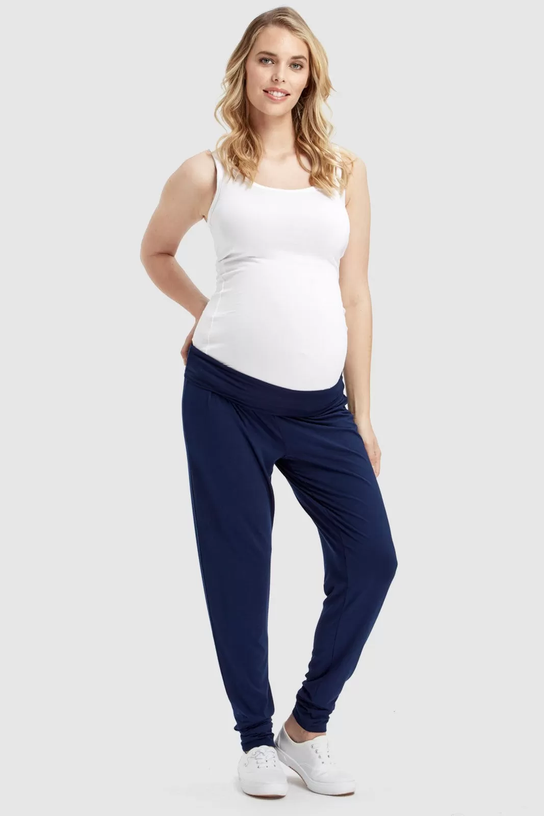 Softline Slouch Pants - Navy