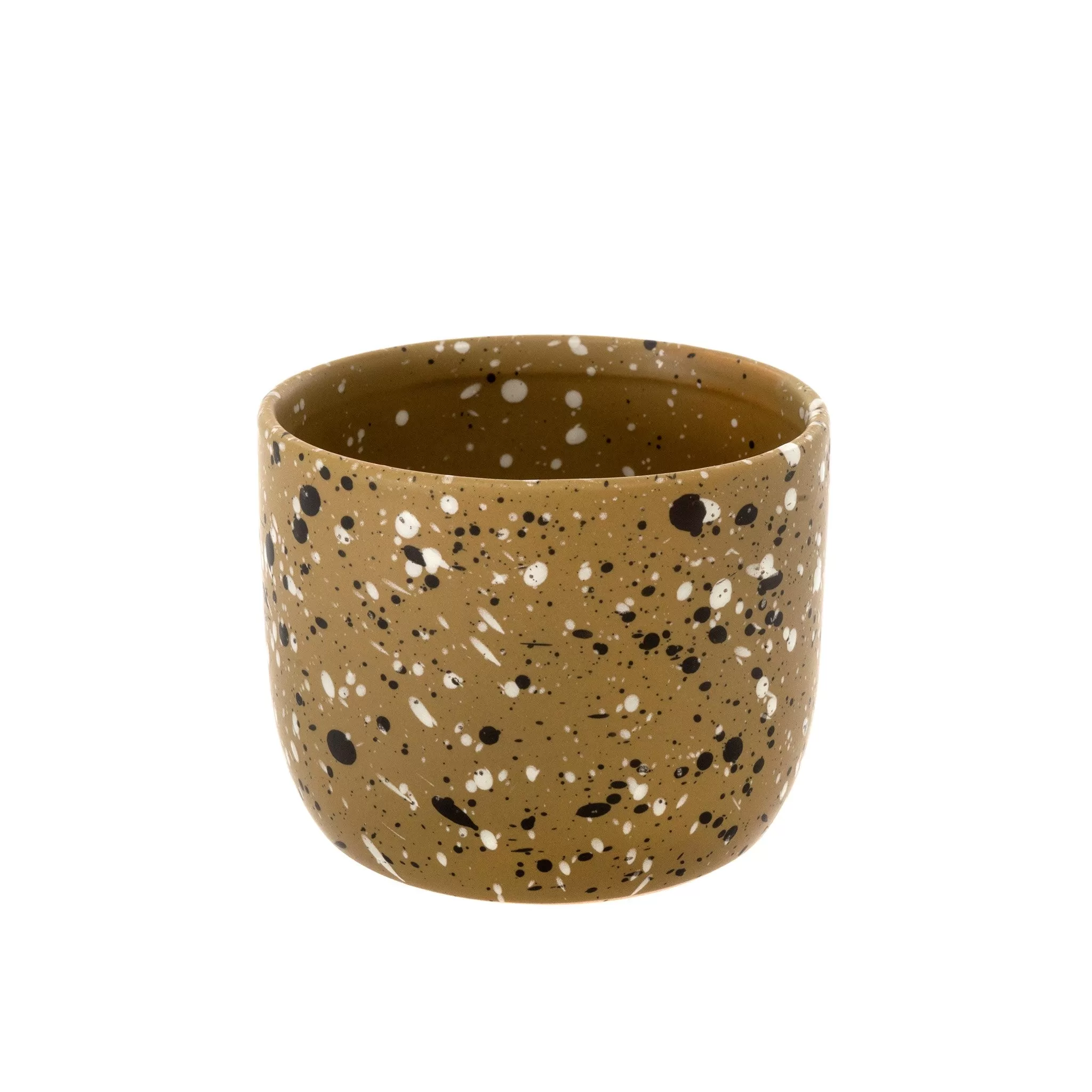 Speckle Plant Pot - Olive