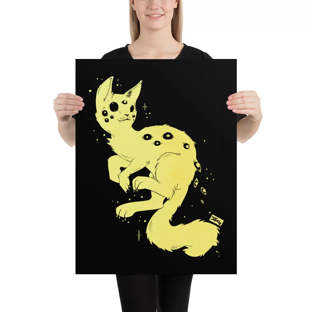 Spider Cat, Matte Art Print Poster