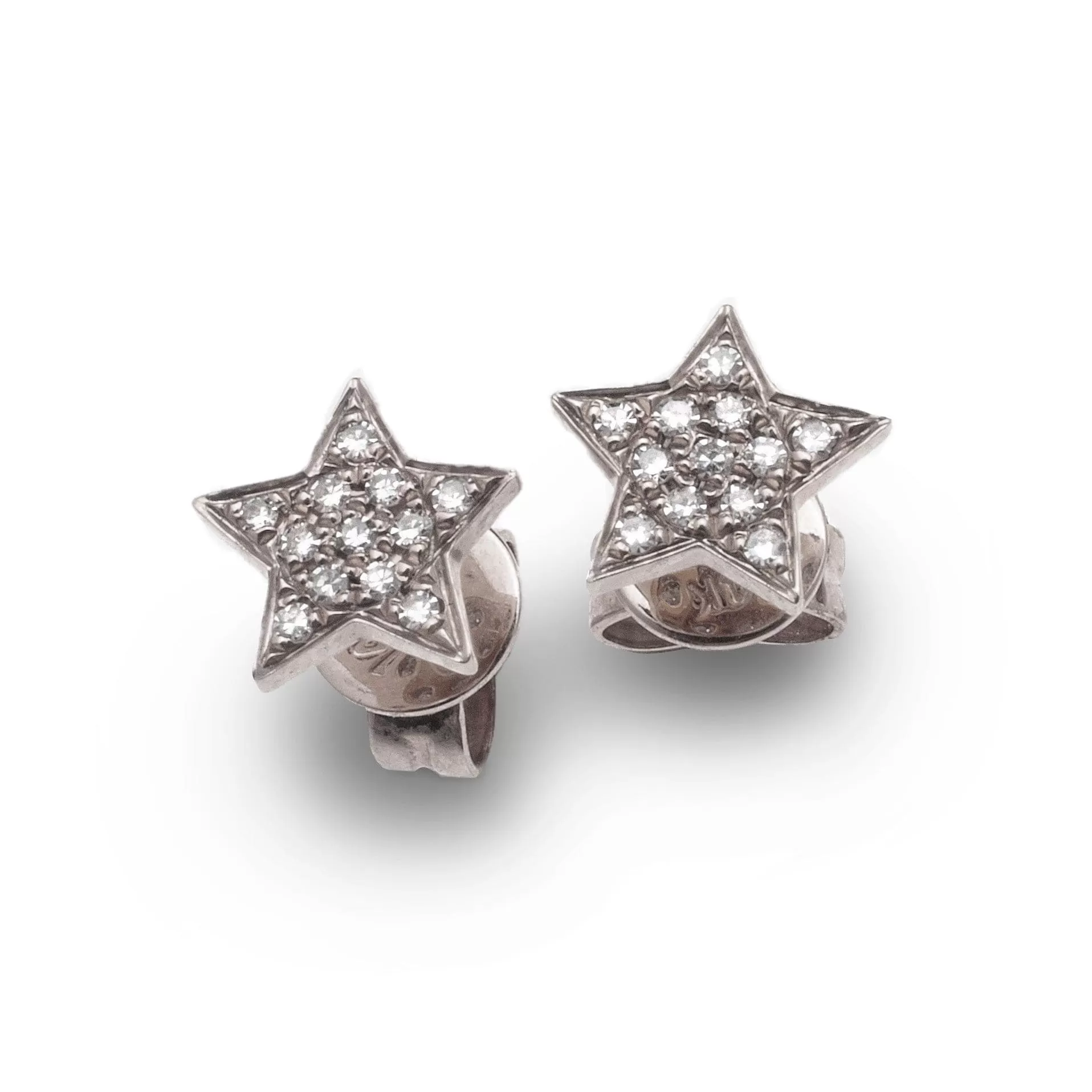 Star Diamond Stud Earrings