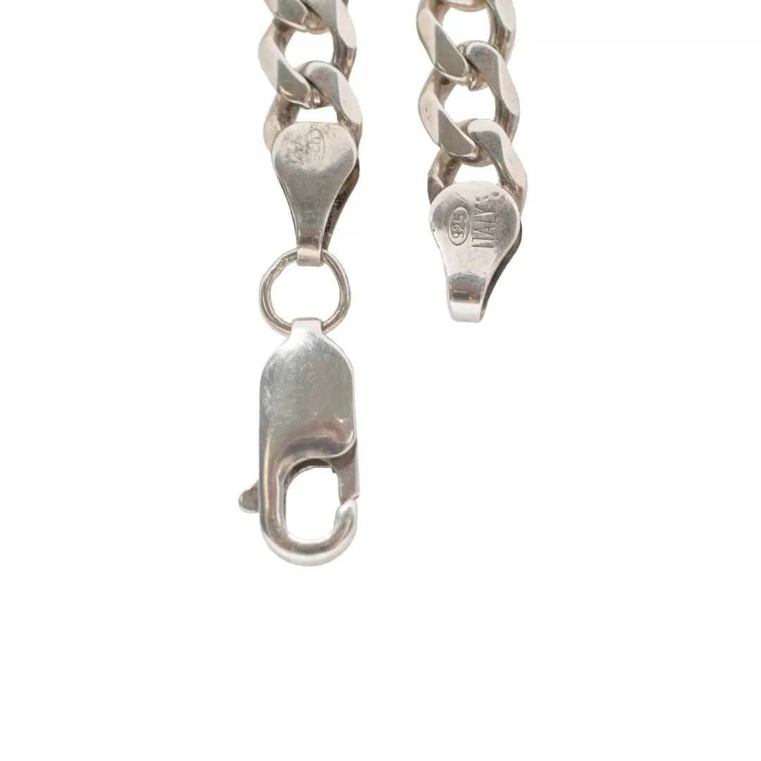 Sterling Silver Flat Cuban Chain