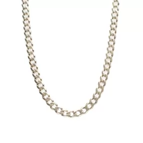 Sterling Silver Flat Cuban Chain