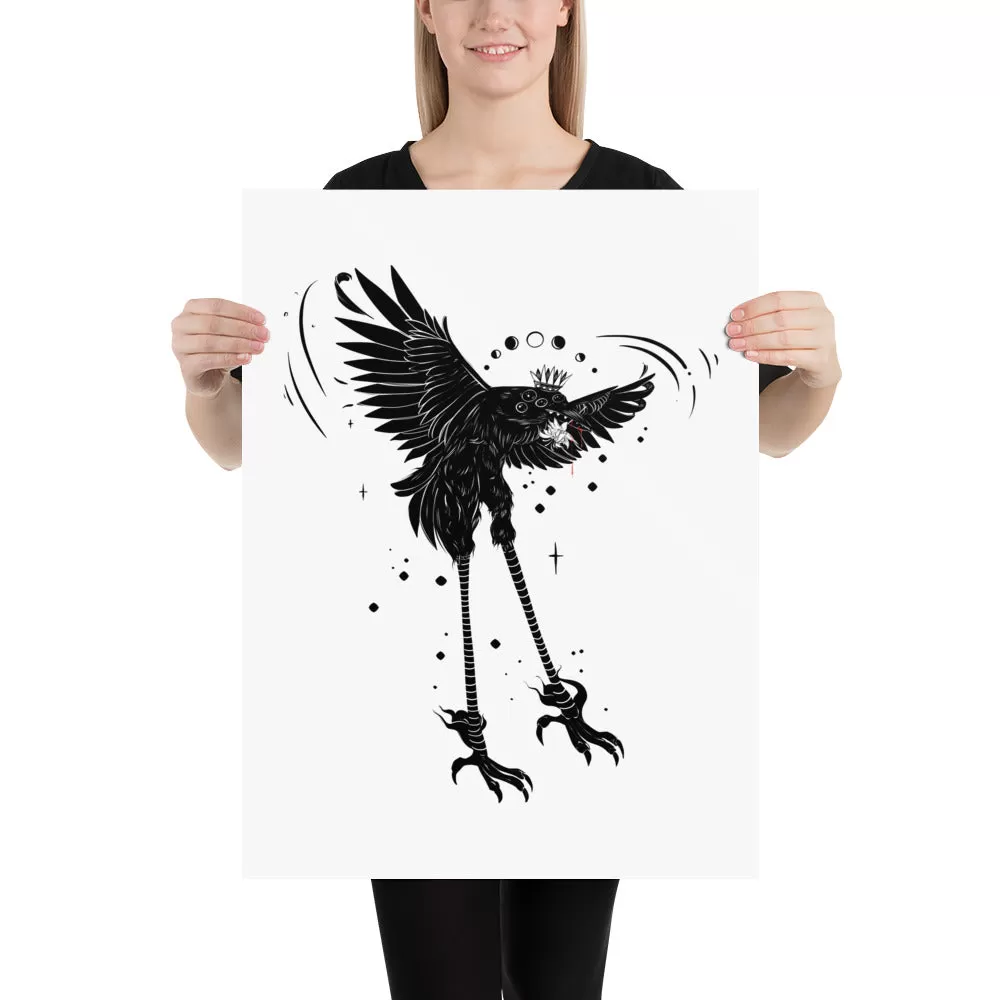 Stolas, Ars Goetia Demon, Matte Art Print Poster