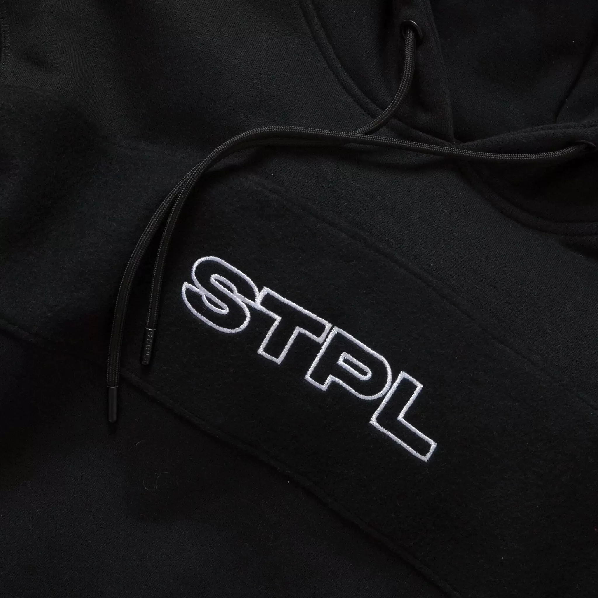 Stpl Reverse Hoodie (Black)