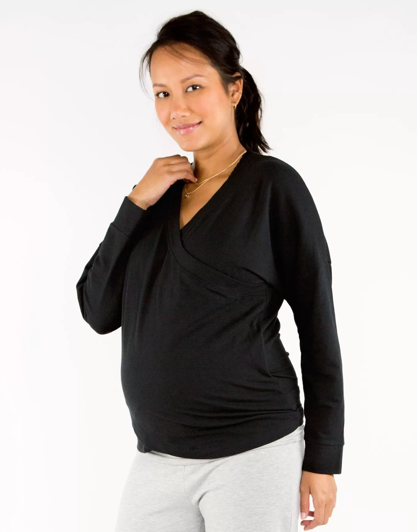 Surplice Sweatshirt