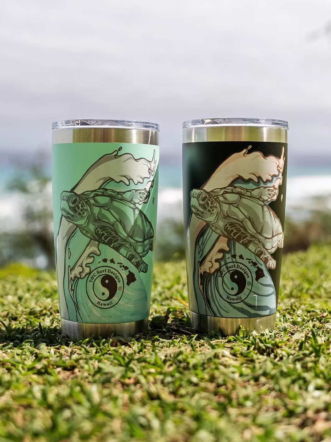 T&C Surf 20 oz Mālama Honu Tumbler Yeti