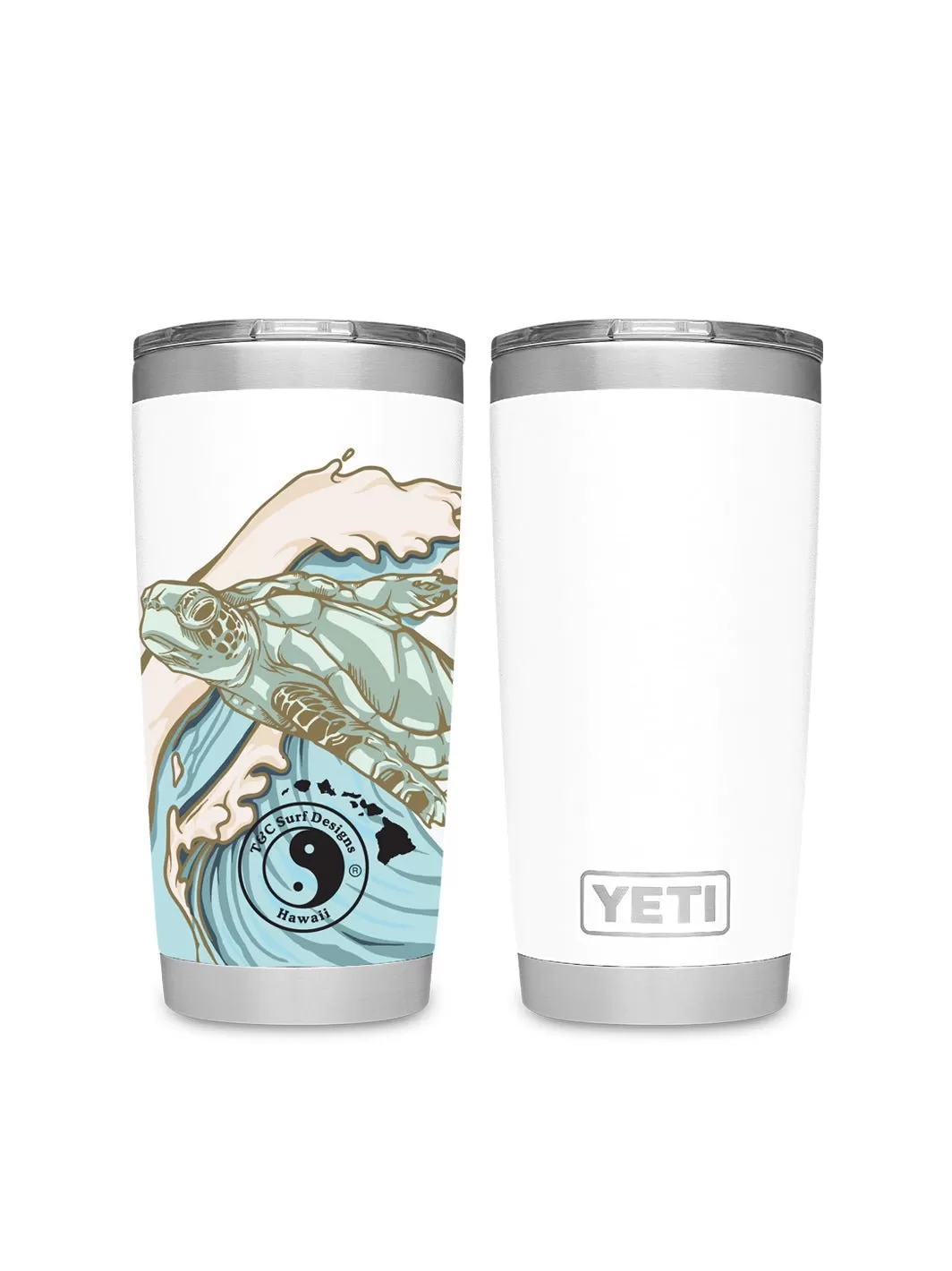 T&C Surf 20 oz Mālama Honu Tumbler Yeti