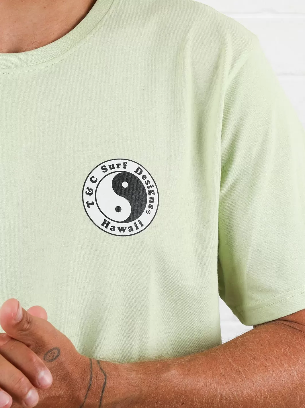 T&C Surf Australia OG Logo Tee Pistachio