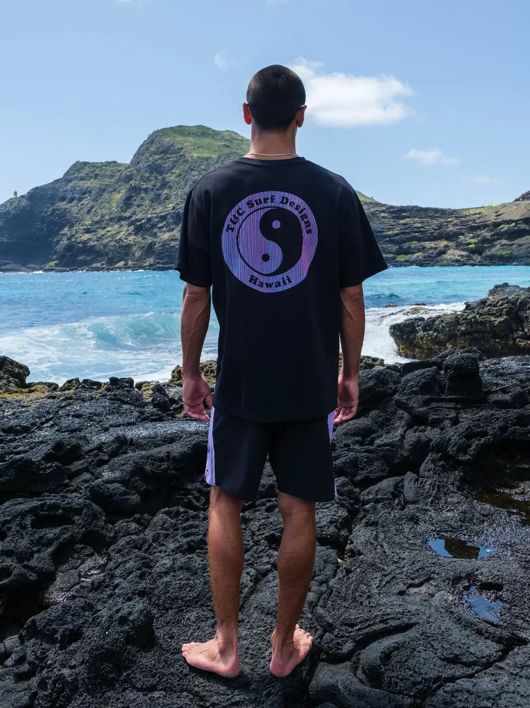 T&C Surf Europe Yin Yang 3D Tee