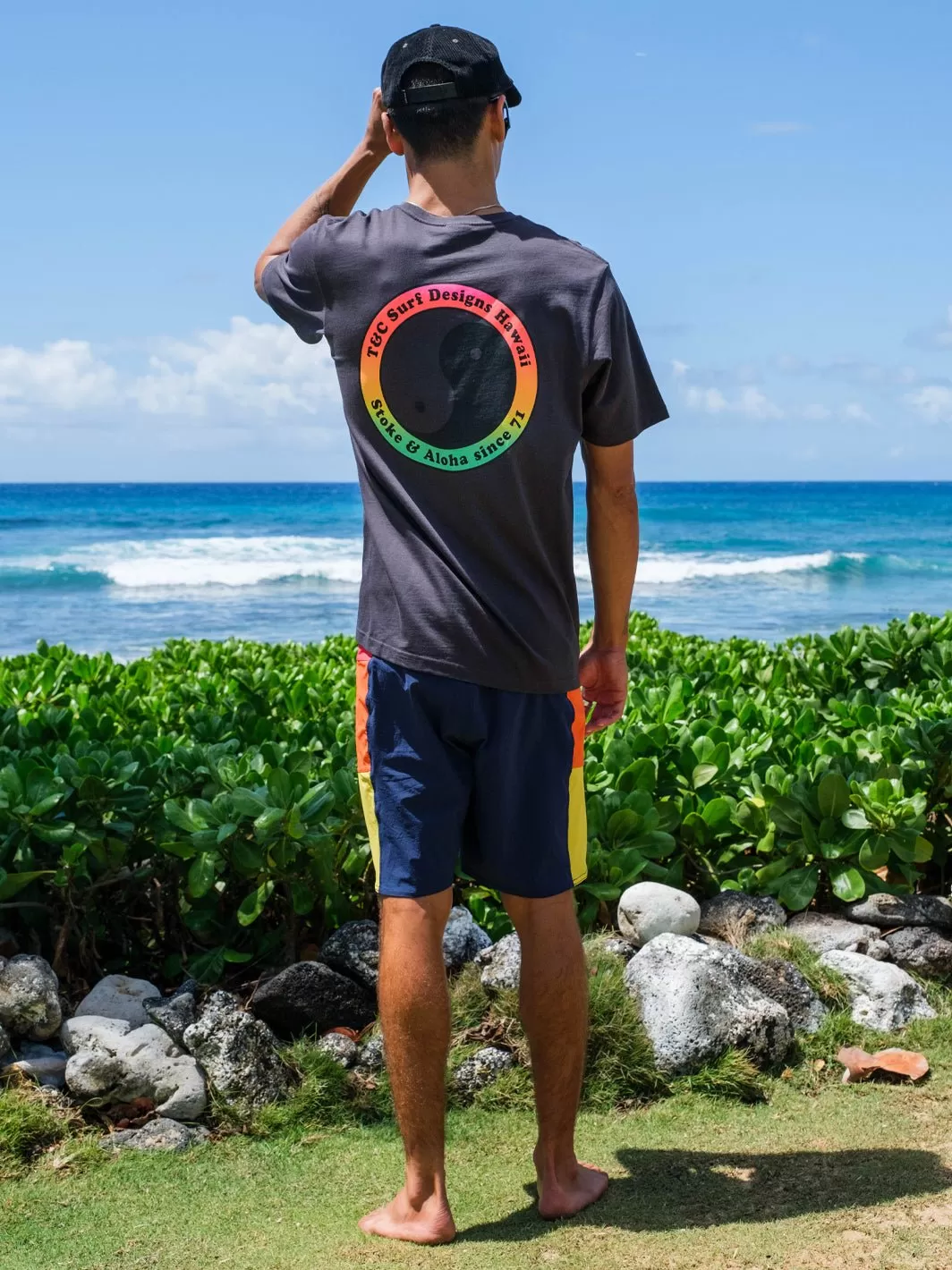 T&C Surf Europe Yin Yang 71 Logo Tee