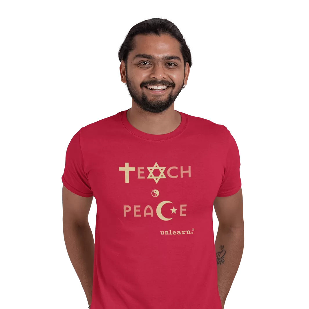 Teach Peace Box - Relaxed Fit T-Shirt*