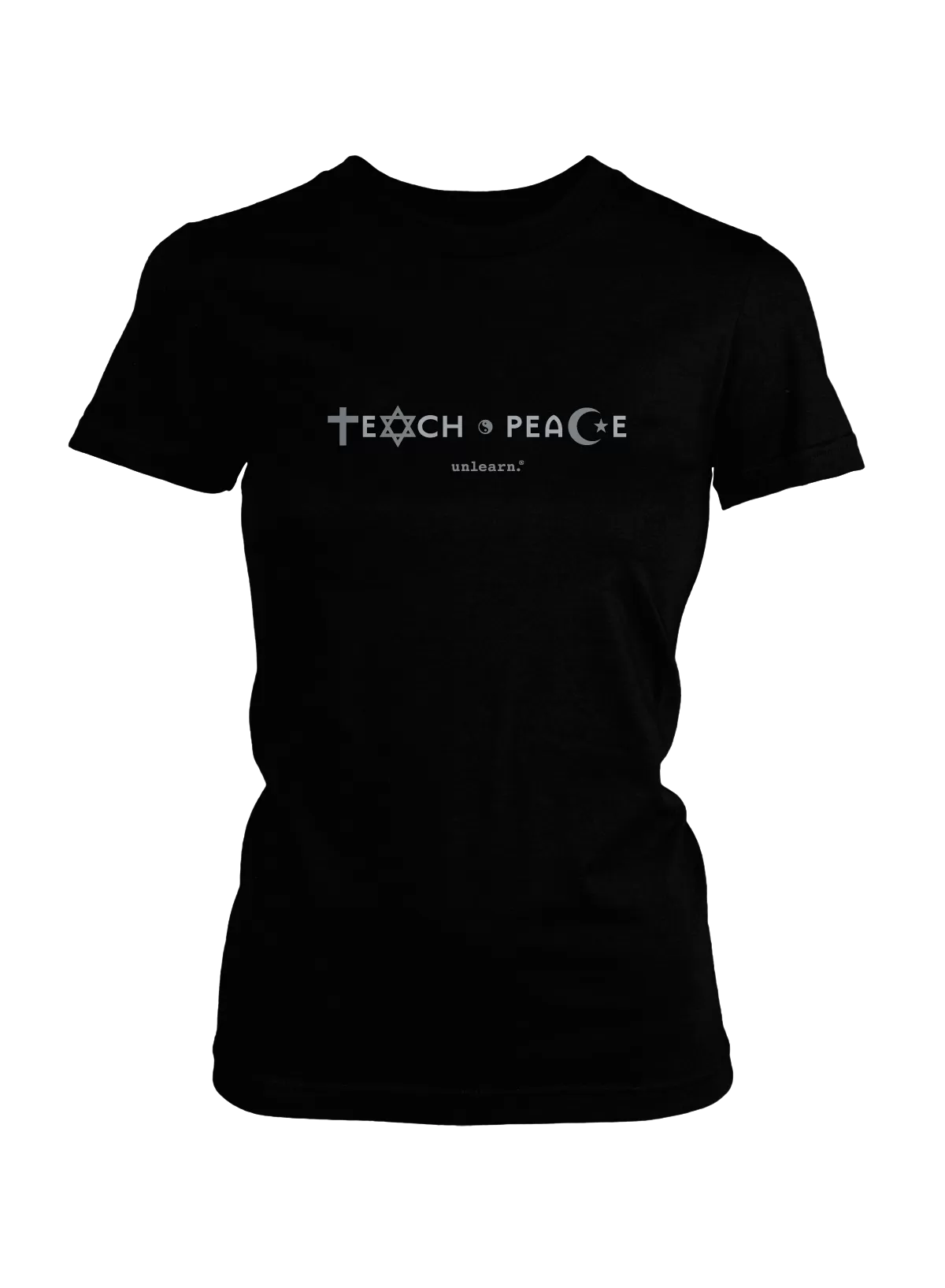 Teach Peace - Women's Fitted T-Shirt