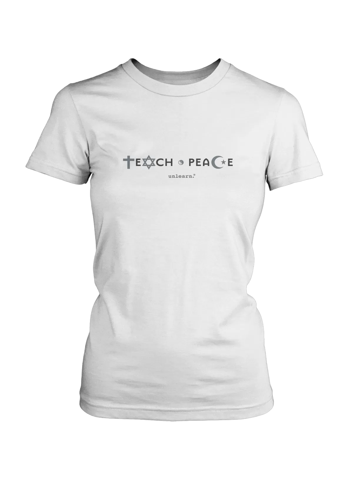 Teach Peace - Women's Fitted T-Shirt