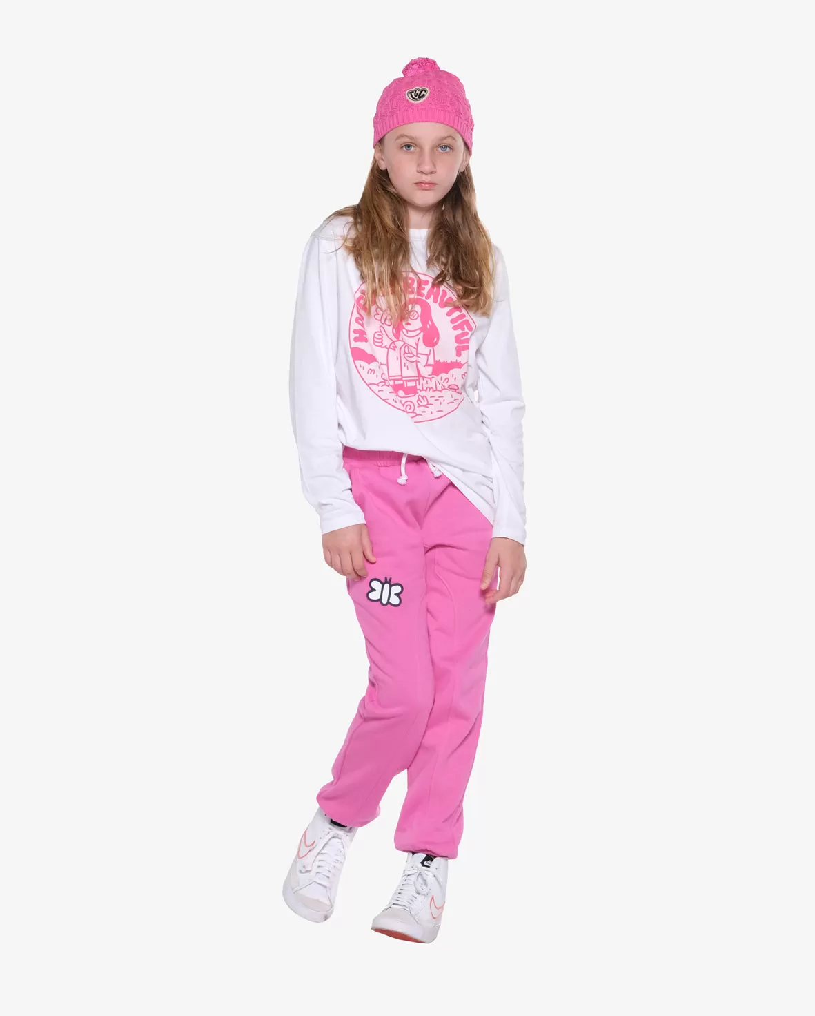 TGC Bubblegum Pink Fleece Joggers