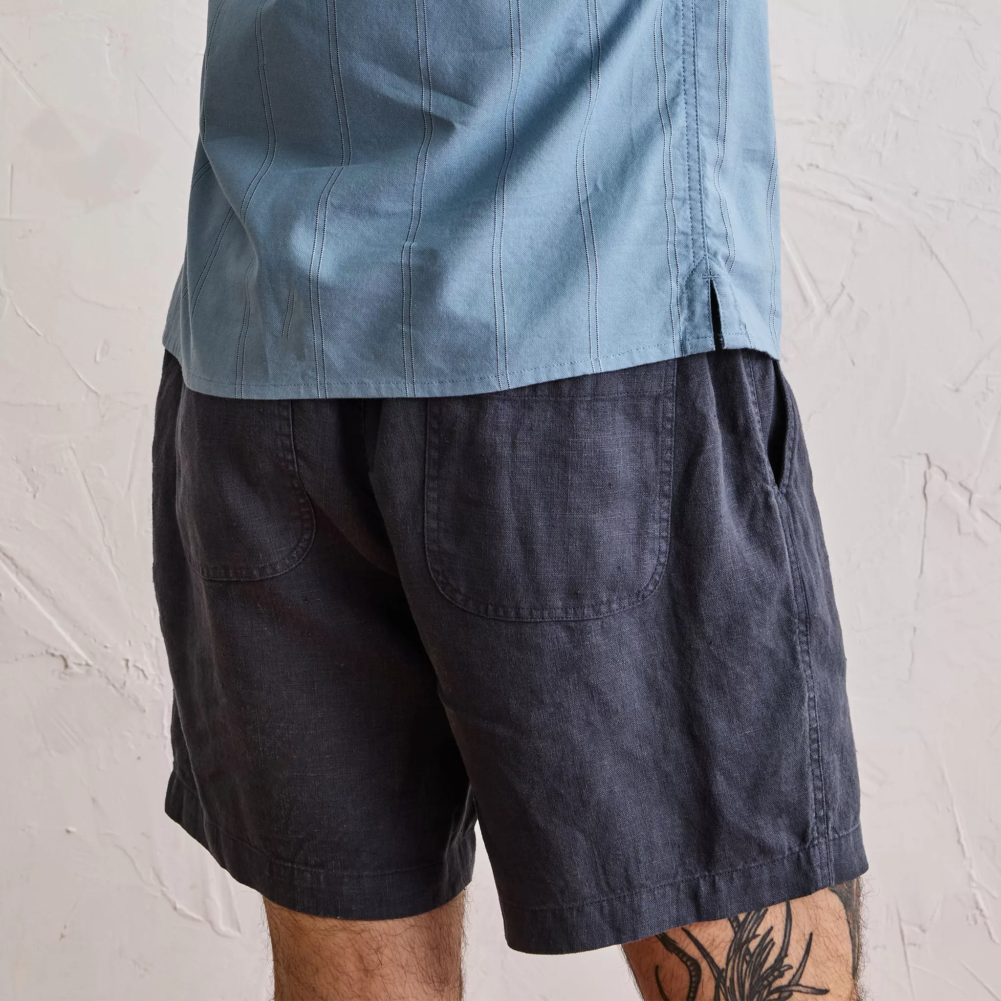 The Apres Short in Marine Hemp