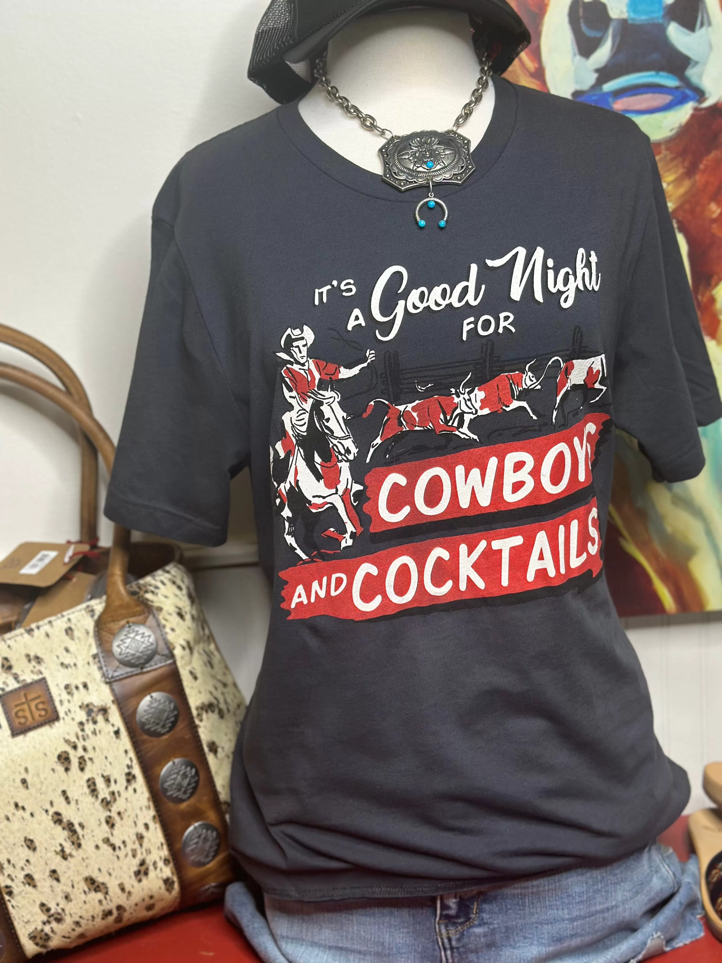 The Cowboys & Cocktails Tee