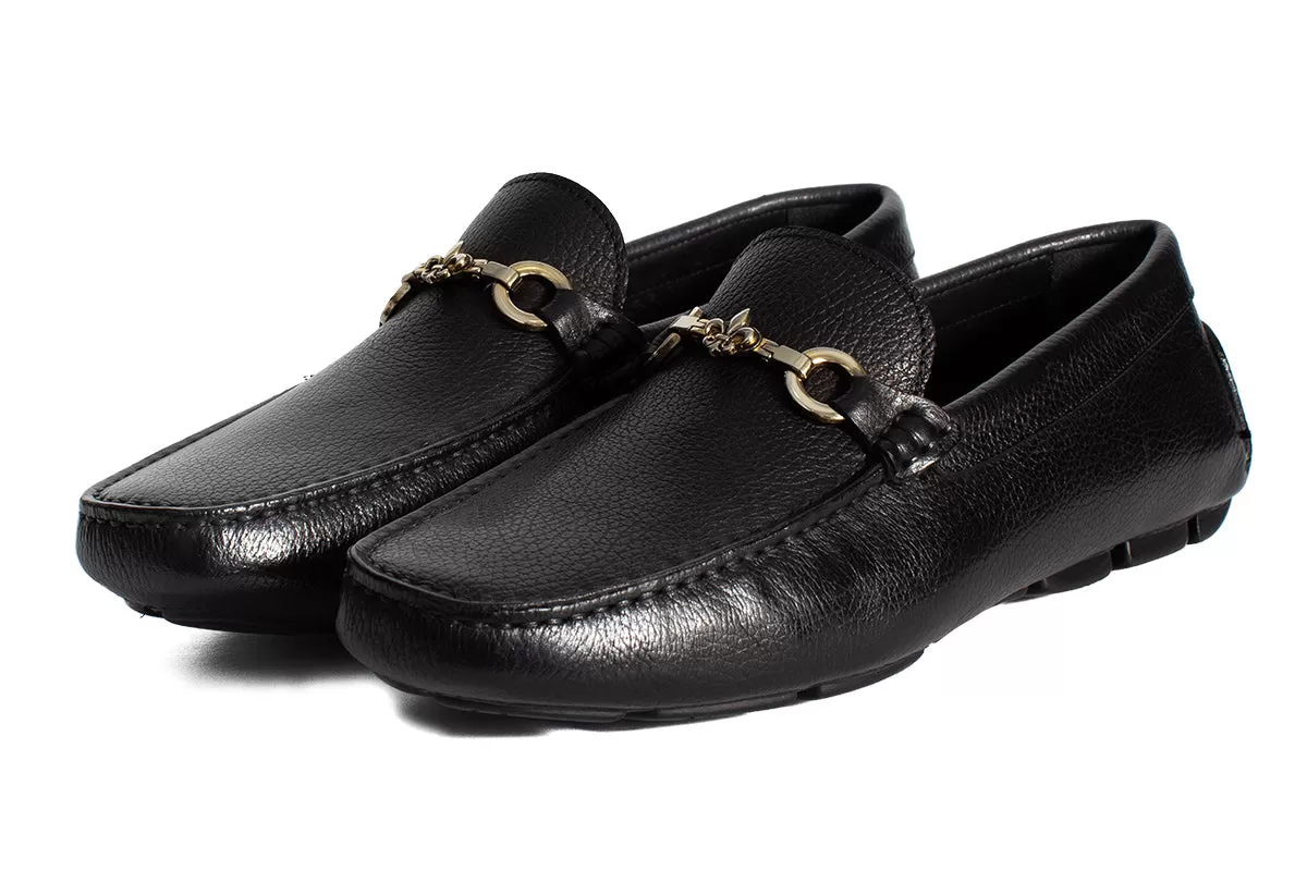 The Woods Bit Driving Loafer - Nero