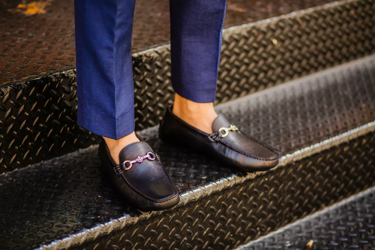 The Woods Bit Driving Loafer - Nero