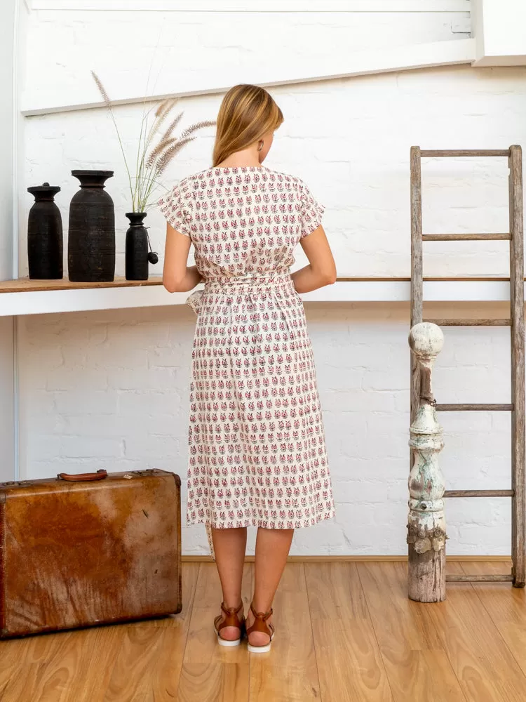 Tie Wrap Dress - Arabesque