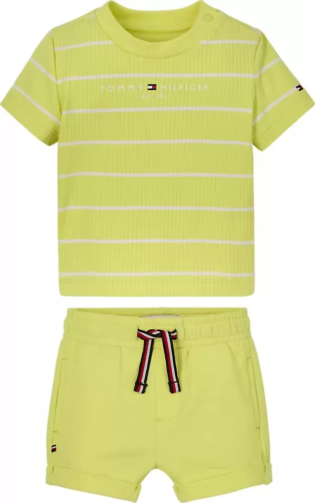 Tommy Hilfiger Striped T-Shirt/Short Set Baby