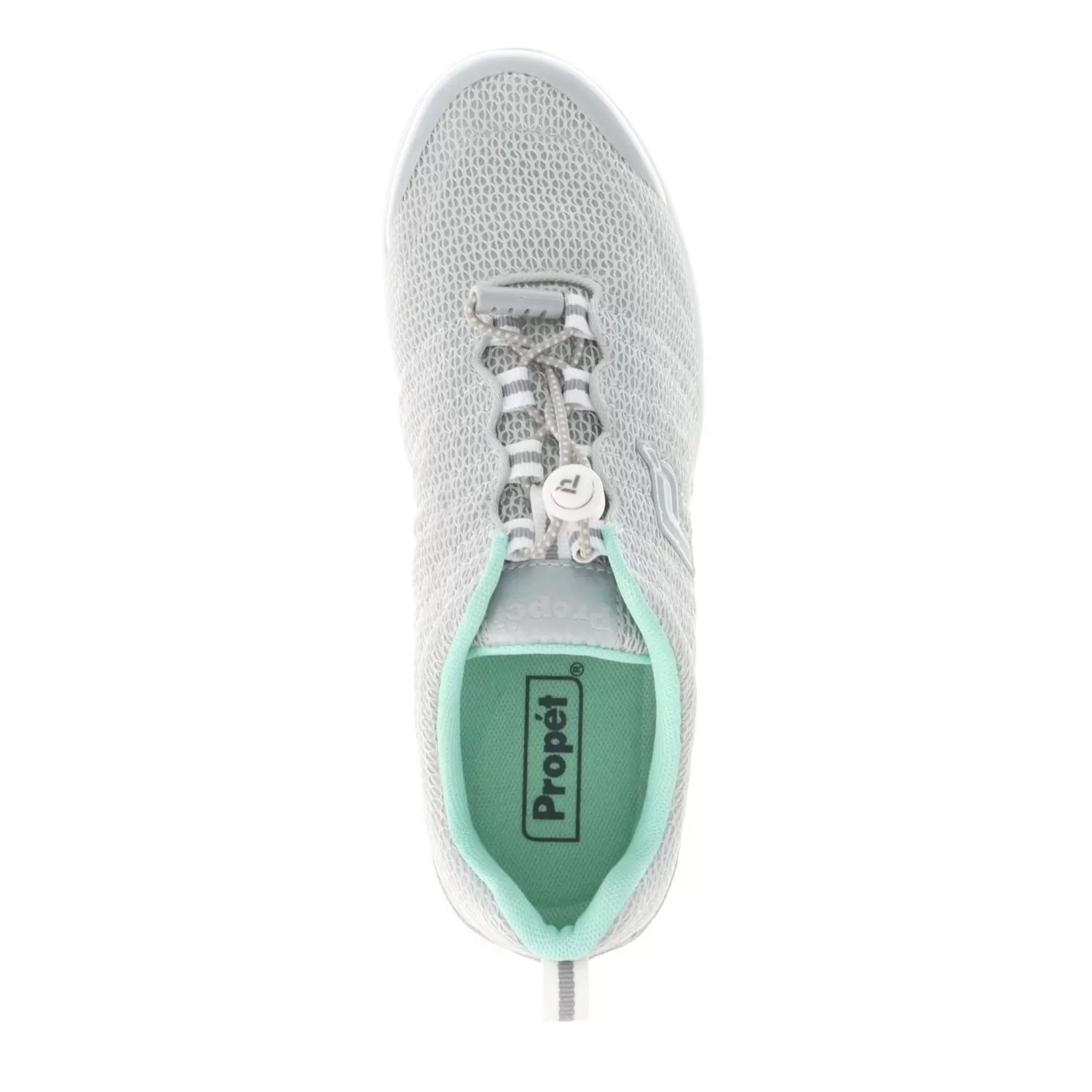 Travel Walker Grey/mint Mesh Walking Shoes