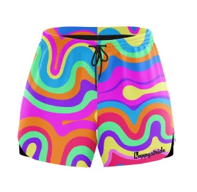 ''Twirly swirly classic shorts