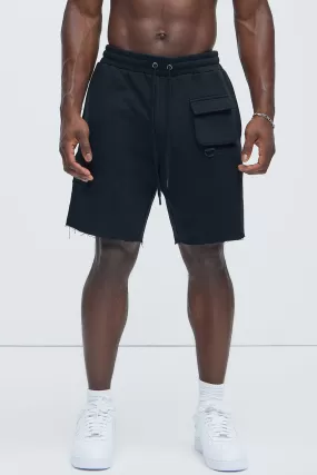 Tyson Keep It Going Carpenter Sweat Shorts - Black