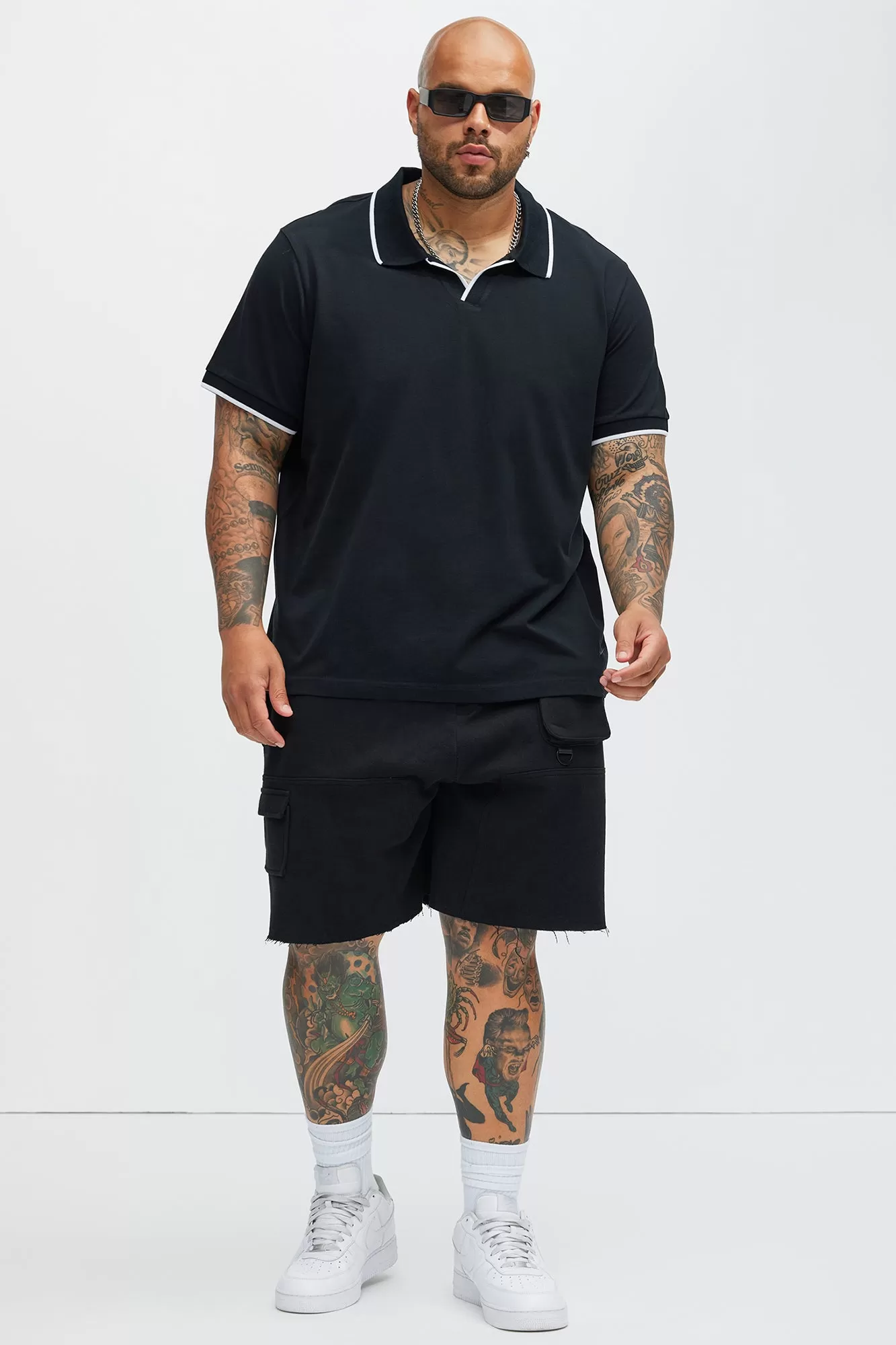 Tyson Keep It Going Carpenter Sweat Shorts - Black