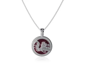 University of South Carolina Coin Pendant Necklace - Enamel