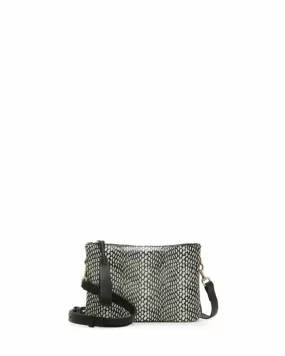 Vince Camuto Handbag KIONI CROSSBODY BLACK MULTI/GRAPHIC SCALES/LAM