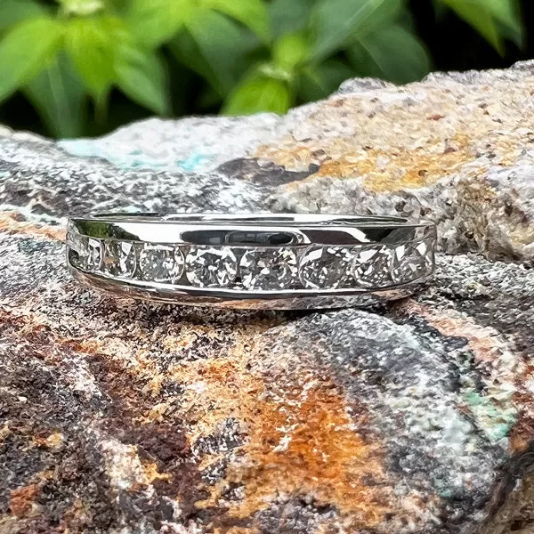 Vintage Diamond Wedding Band Ring