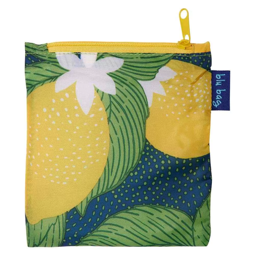 Vintage Lemons blu Bag Reusable Shopping Bag-Machine washable